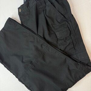 5.11 Tactical Pants Mens 40x30 Black Cargo Elastic Waist Workwear 74273 Rip Stop